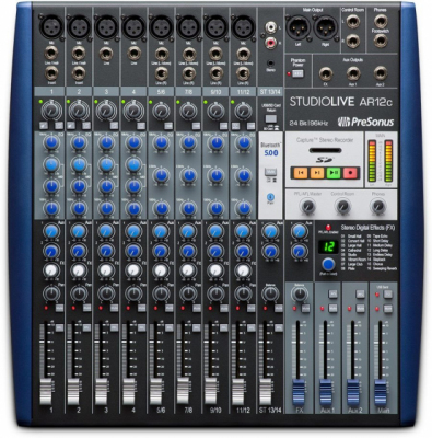 PreSonus StudioLive Mixer AR12c USB - mikser hybrydowy