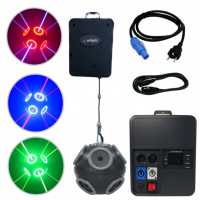 EVOLIGHTS COSMIC BALL LASER - Multiefekt świetlny LED