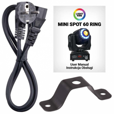 LIGHT4ME MINI SPOT 60 RING - głowica ruchoma LED