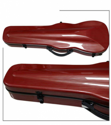 Hard Bag CY100-Red-Texture - Futerał na skrzypce 4/4