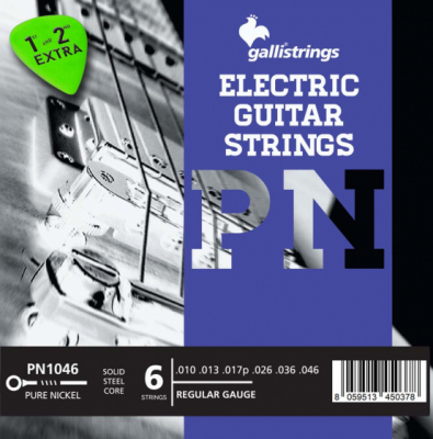 Galli PN 10-46 Pure Nickel - struny do gitary elektrycznej