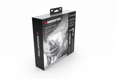 MONSTER CABLE CLASSIC - Kabel instrumentalny spiralny 6.4m