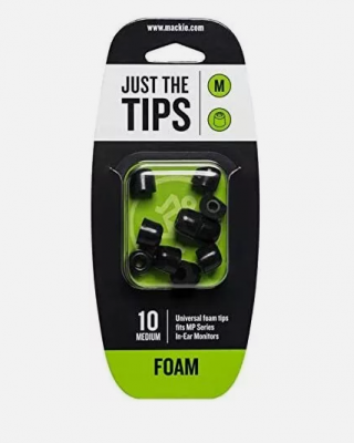 Mackie MP M Foam BK Tips Kit - Zestaw końcówek piankowych