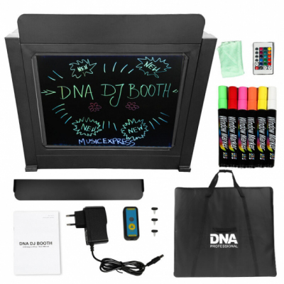 DNA DJ BOOTH - stanowisko DJ z podświetlana tablica LED RGB
