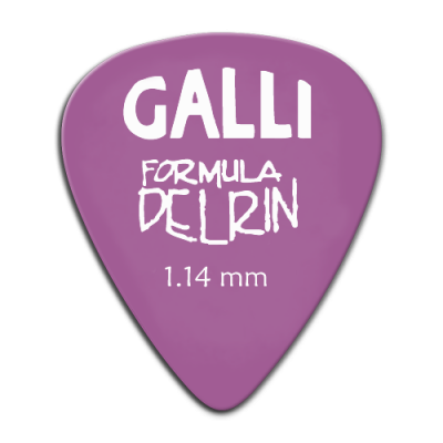 Galli Delrin D-51Y - Kostki gitarowe 1,14 mm, 12 szt.