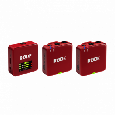 RODE Wireless GO III czerwony - System mikrofonowy