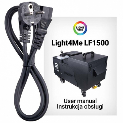 LIGHT4ME LF1500 - ultradźwiękowa wytwornica ciężkiego dymu