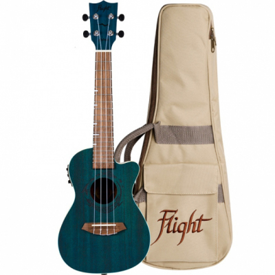 FLIGHT DUC380 CEQ TOPAZ ukulele koncertowe elektro-akustyczne