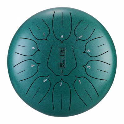 Hluru-Huashu THL11-10-Malachite - Tongue drum 10