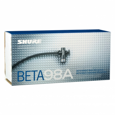 Shure BETA98AD/C - Mikrofon kardioidalny, miniaturowy z uchwytem do perkusji A98D