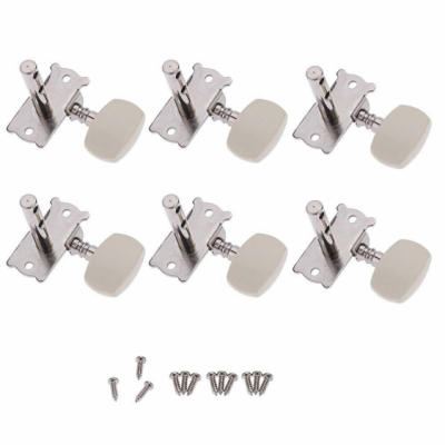 Kera Audio FTSK-3R3L/WH (3+3) - Klucze do gitary akustycznej