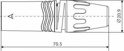 Roxtone XM3NT - Wtyk typu XLR