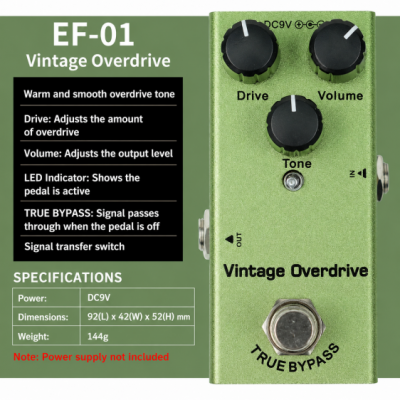 Kera Audio EF-01 - Efekt do gitary Overdrive