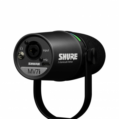Shure MV7i - Mikrofon lektorski/wokalny z wbudowanym interfejsem audio