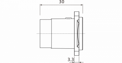 Roxtone RAE8FD-C5-B - Gniazdo typu RJ45 CAT5e