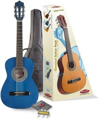 Stagg C-505-BL-Pack - gitara klasyczna 1/4 z wyposażeniem-2350