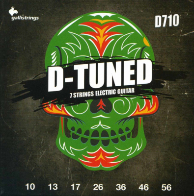 Galli  D-710 - struny do gitary elektrycznej 7 strunowej-4135