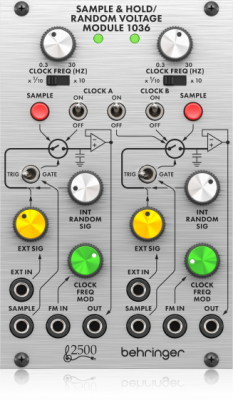 Behringer 1036 SAMPLE/HOLD/RANDOM VOLTAG - Moduł syntezatora modularnego
