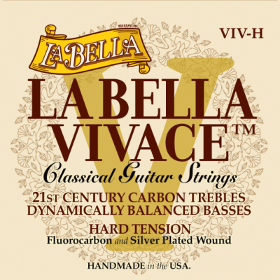 La Bella Vivace Hard Tension VIV-H - Struny do gitary klasycznej