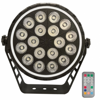 LIGHT4ME RING PAR 18 RGBW - Reflektor sceniczny PAR