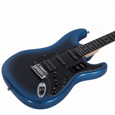 SAGA Dazzles Dark Night Blue (HSS) - Gitara elektryczna
