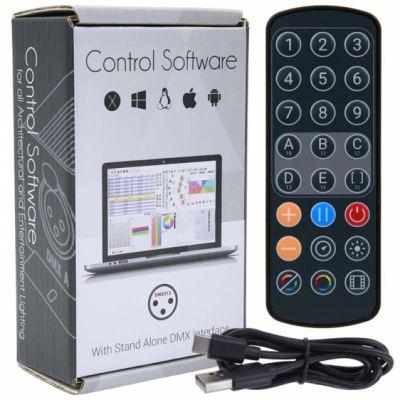 CHROMATEQ CLUB 512 - Sterownik DMX interfejs + pilot