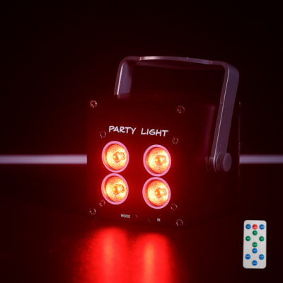 LIGHT4ME ACCU PAR 4x3W - Reflektor akumulatorowy 3600 mAh