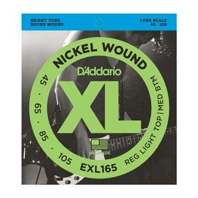 D'Addario EXL165 45-105 - struny do gitary basowej