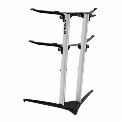 STAY PIANO 1200 2 poziomy Silver - Statyw do instrumentów klawiszowych