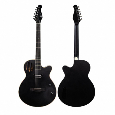 Kazuki SA-40-BK - Gitara elektryczna hybrydowa 2 w 1