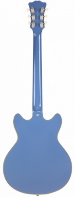 D'Angelico Excel Mini DC Tour Solid Slate Blue - gitara elektryczna