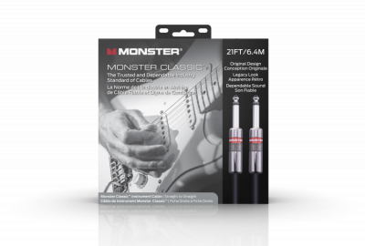 MONSTER CABLE CLASSIC - Kabel instrumentalny 6.4m