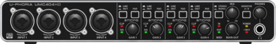 Behringer UMC404HD - interfejs audio z preampem MIDAS 4x4