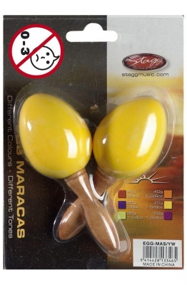 Stagg EGG MA S/YW - marakasy plastikowe żółte-1676