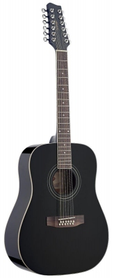 Stagg SW 205/12 BK - gitara akustyczna, 12-sto strunowa-1373