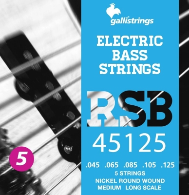 Galli RSB45125 - struny do gitary basowej-12736