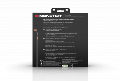 MONSTER CABLE BASS - Kabel instrumentalny 6.4m