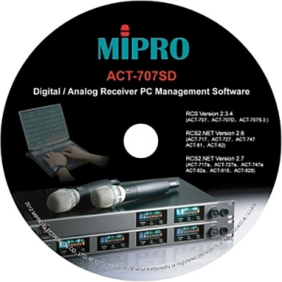 MIPRO ACT 707 SD (DVU) program sterujący
