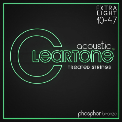 Cleartone struny do gitary akustycznej Phosphor Bronze 10-47