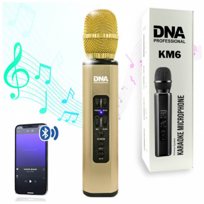 DNA KM6 - Mikrofon karaoke Bluetooth