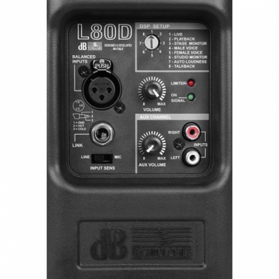 dBTechnologies L 80D - kolumna aktywna serii MINI BOX