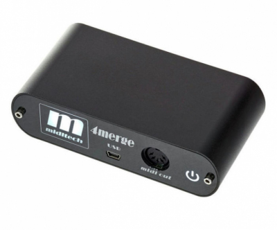 MIDITECH 4merge USB - MIDI Merger urządzenie do sumowania sygnału MIDI