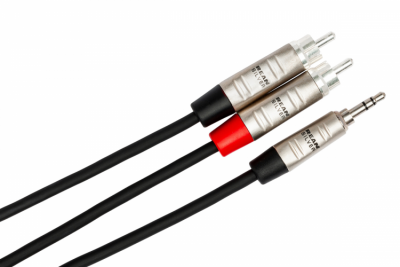 Hosa - Kabel PRO TRS 3.5mm - 2 x RCA 1.8m