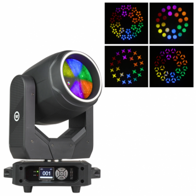 LIGHT4ME FOCUS 200W BEAM RING LED - Głowica ruchoma LED