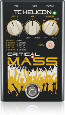 TC Helicon CRITICAL MASS - Procesor wokalny efekt śpiewającej publiczności