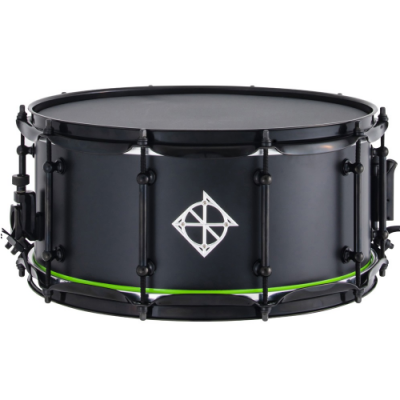 DIXON ARTISAN BLACK NEON GREEN SNARE 14