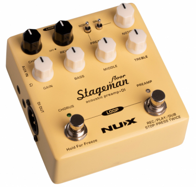 NUX NAP-5 STAGEMAN FLOOR - Preamp akustyczny z looperem