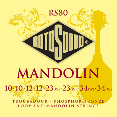 Rotosound RS80 - 8 strun mandolina [10-34] brąz fosforowy