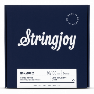 Stringjoy BA30130LS struny do gitary basowej niklowane 30-130 6-str