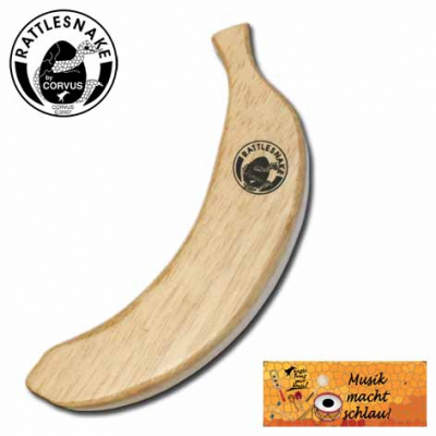 Corvus Rattlesnake Shaker drewniany banan